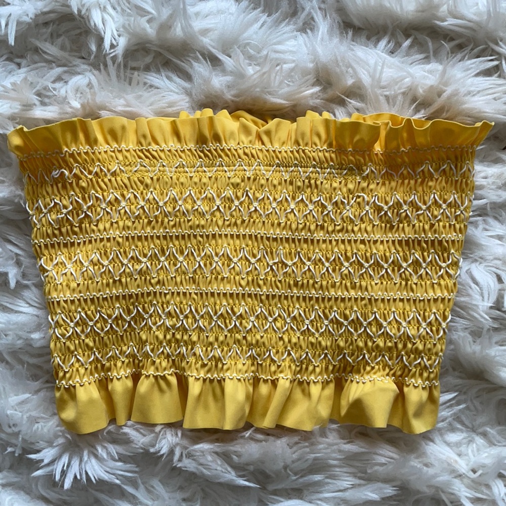 Bandeau top. Yellow